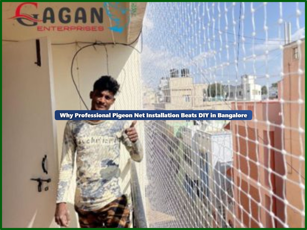 Why Professional Pigeon Net Installation Is Better Than DIY Fixing