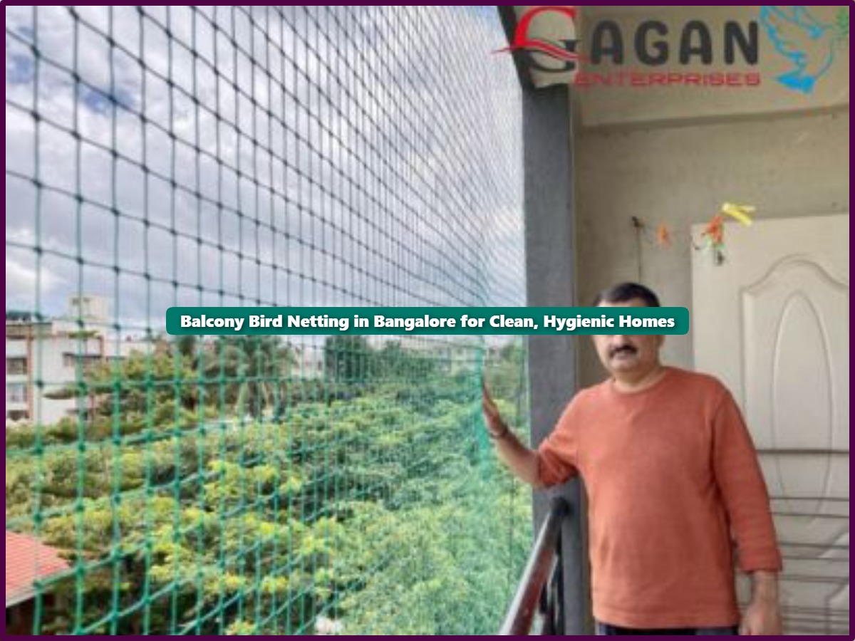 Balcony Bird Netting in Bangalore for Clean, Hygienic Homes